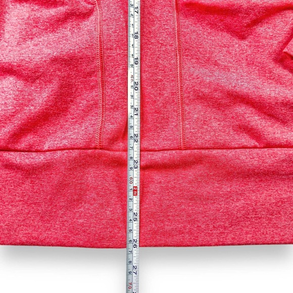 LL Bean Medium Jacket Cotton Blend Full Zip Pink Peach Women's Running Athletic - Picture 13 of 15
